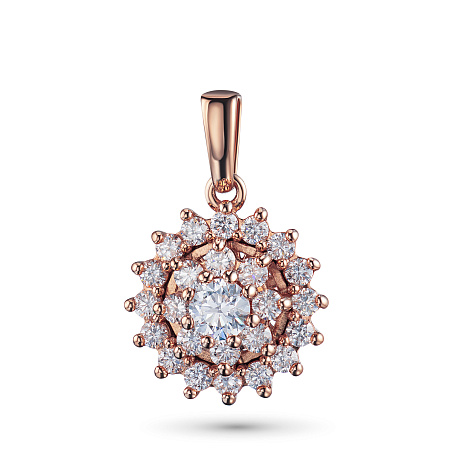 Подвеска из красного золота