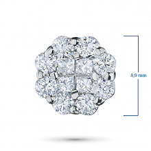 Подвеска из белого золота с бриллиантами (изготовление)