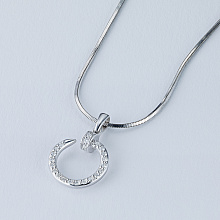 Подвеска из белого золота с бриллиантами (изготовление)