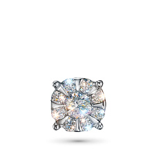 Подвеска из белого золота (изготовление) с бриллиантами