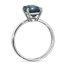 Кольцо из серебра с топазом