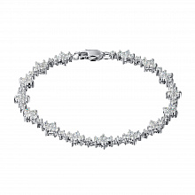 Браслет из белого золота с бриллиантами (изготовление)