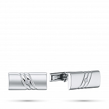 Запонки из серебра с бриллиантами (изготовление)