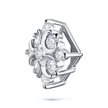 Подвеска из белого золота с бриллиантами