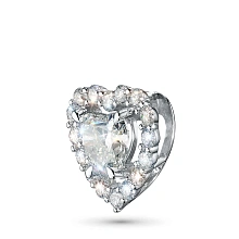 Подвеска из белого золота c бриллиантами