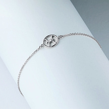 Браслет из серебра (изготовление) с бриллиантом