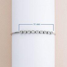 Браслет из белого золота с бриллиантами (изготовление)