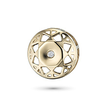 Подвеска из желтого золота с бриллиантом (изготовление)