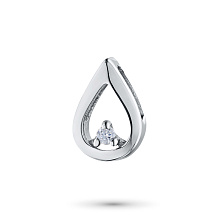 Подвеска из серебра (изготовление) с бриллиантом