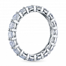 Кольцо из белого золота с бриллиантами (изготовление)