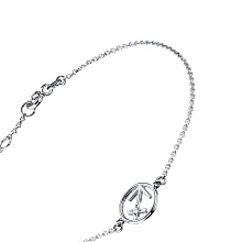 Браслет из серебра (изготовление) с бриллиантом