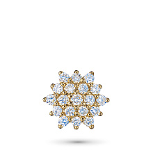 Подвеска из желтого золота с бриллиантами