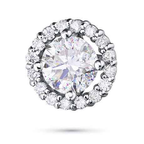 Подвеска из белого золота