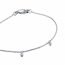 Браслет из белого золота с бриллиантами (изготовление)