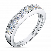 Кольцо из белого золота с бриллиантами (изготовление)