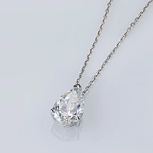 Подвеска из белого золота (изготовление) с бриллиантом