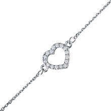 Браслет из белого золота c бриллиантами