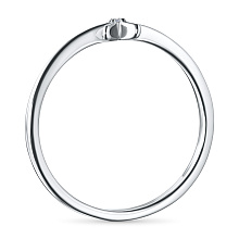 Кольцо из серебра (изготовление) с бриллиантом