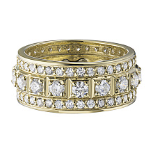 Кольцо из белого золота с бриллиантами (изготовление)