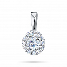 Подвеска из белого золота с бриллиантами (изготовление)