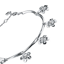 Браслет из серебра (изготовление) с бриллиантами