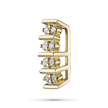 Подвеска из желтого золота c бриллиантами