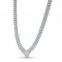 Колье из белого золота с бриллиантами (изготовление)