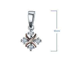 Подвеска из золота с бриллиантами (изготовление)