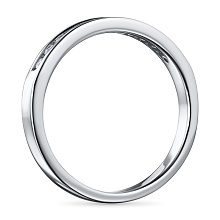 Кольцо из белого золота (изготовление) с бриллиантом