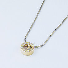 Подвеска из желтого золота с бриллиантами (изготовление)