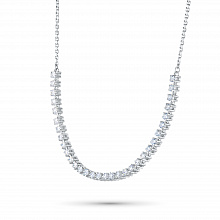 Колье из белого золота с бриллиантами (изготовление)