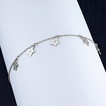 Браслет из серебра (изготовление) с бриллиантом