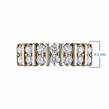 Кольцо из желтого золота с бриллиантами (изготовление)