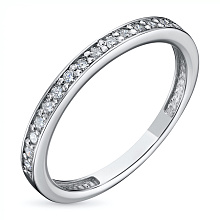 Кольцо из белого золота с бриллиантами (изготовление)