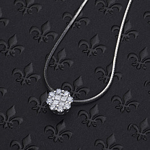 Подвеска из белого золота с бриллиантами (изготовление)