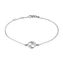 Браслет из серебра (изготовление) с бриллиантом