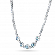 Колье из белого золота (изготовление) с бриллиантами