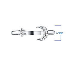 Кольцо из серебра (изготовление) с бриллиантами