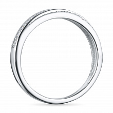 Кольцо из белого золота с бриллиантами (изготовление)