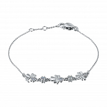 Браслет из белого золота с бриллиантами (изготовление)