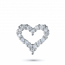 Подвеска из белого золота с бриллиантами (изготовление)