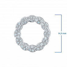 Подвеска из белого золота с бриллиантами (изготовление)