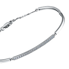Браслет из белого золота c бриллиантами