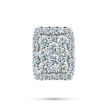 Подвеска из белого золота c бриллиантами