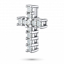 Подвеска из белого золота с бриллиантами (изготовление)