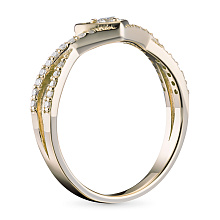 Кольцо из желтого золота с бриллиантом (изготовление)