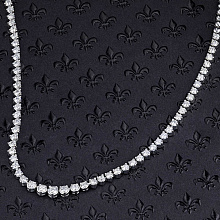 Колье из белого золота с бриллиантами (изготовление)