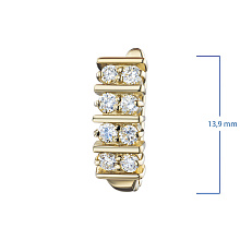 Серьги из золота с бриллиантами (изготовление)