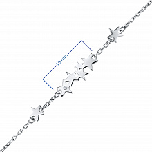 Браслет из серебра с бриллиантом (изготовление)