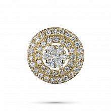 Подвеска из желтого золота (изготовление) с бриллиантами